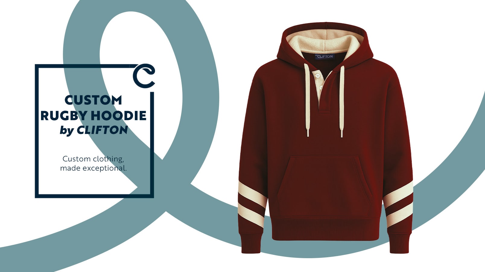 CLIFTON Wilson Custom Rugby Hoodie